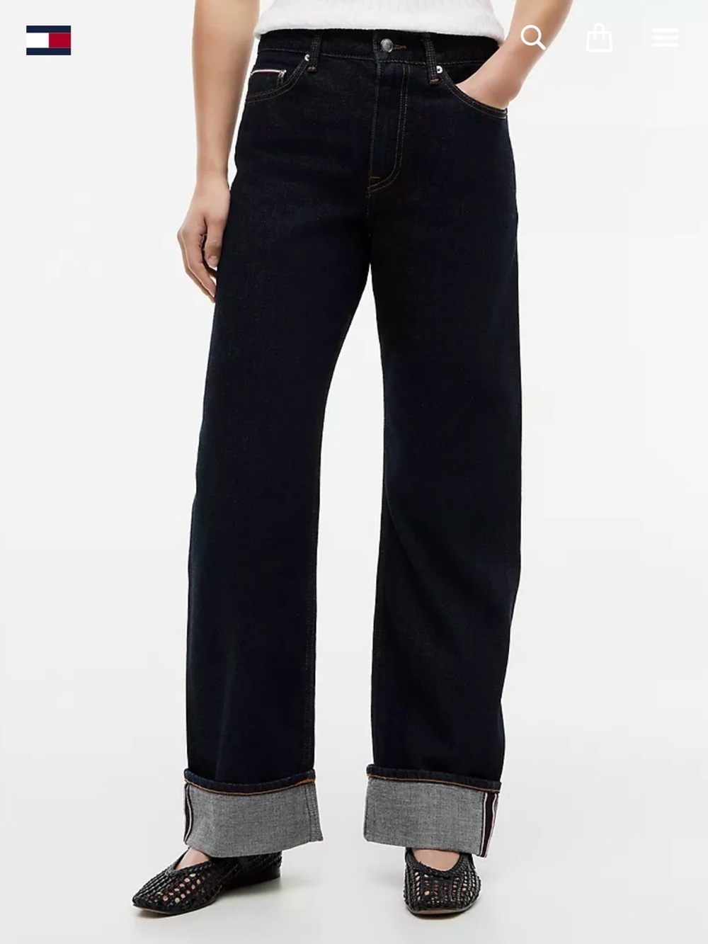 Tommy Hilfiger Dark Wash High-Rise Jeans